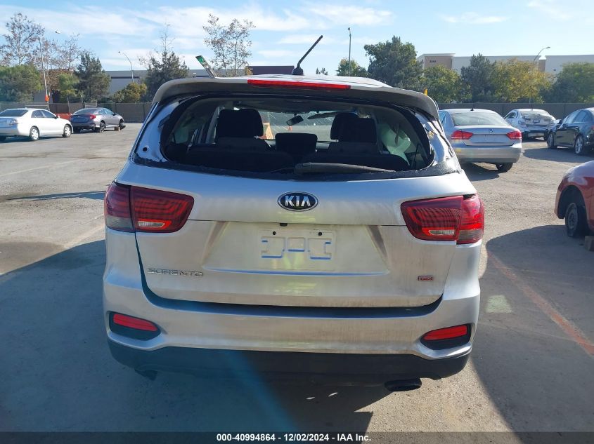 2019 Kia Sorento 2.4L L VIN: 5XYPG4A30KG567316 Lot: 40994864