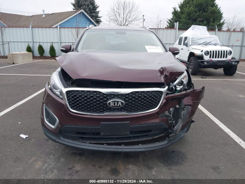 2018 Kia Sorento 2.4L Lx VIN: 5XYPGDA37JG418786 Lot: 40995132