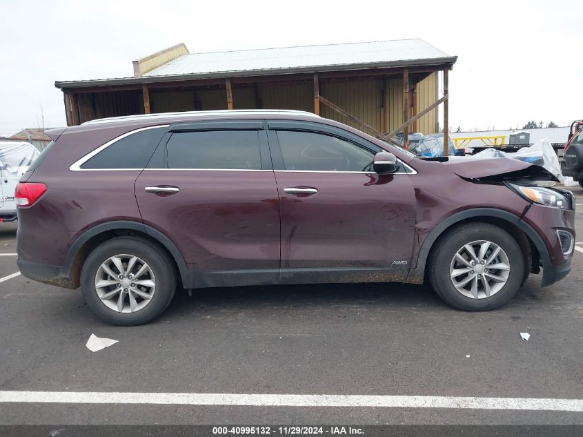 2018 Kia Sorento 2.4L Lx VIN: 5XYPGDA37JG418786 Lot: 40995132