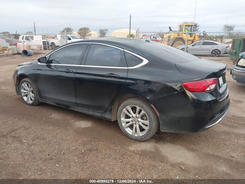 Vin: 1c3cccab9fn723304, lot: 41485162, chrysler 200 limited 20153