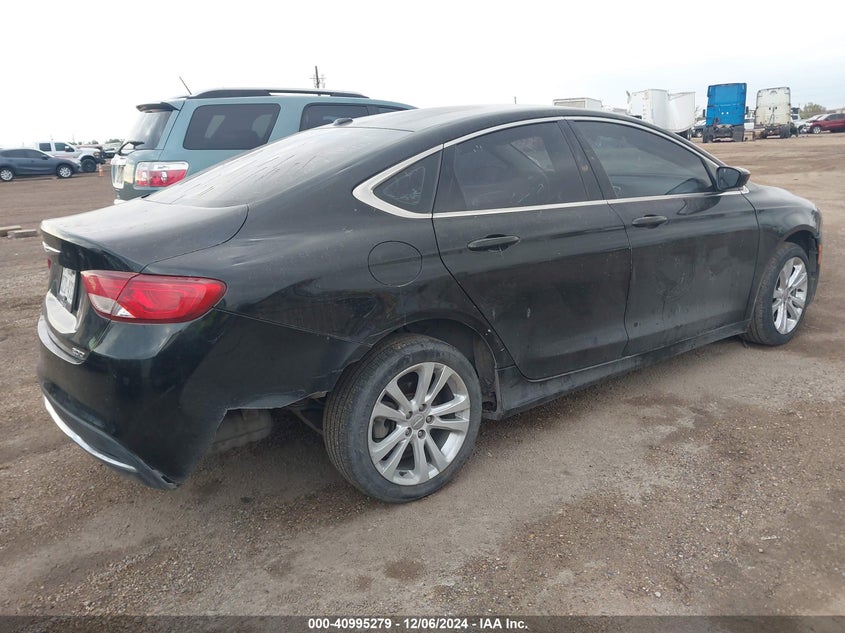 Vin: 1c3cccab9fn723304, lot: 41485162, chrysler 200 limited 20154