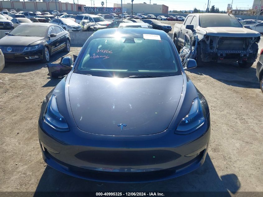 2023 Tesla Model 3 Rear-Wheel Drive VIN: 5YJ3E1EA3PF647199 Lot: 40995325