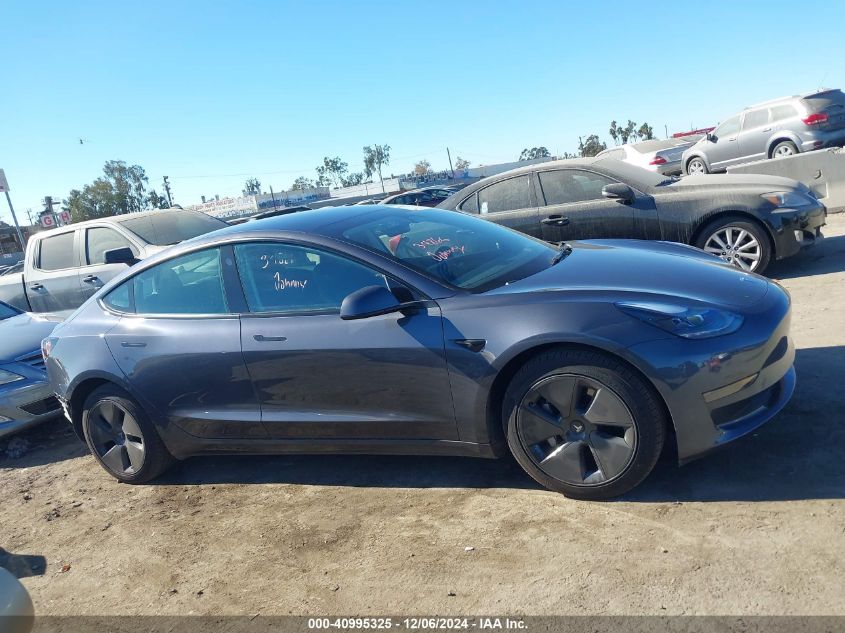 2023 Tesla Model 3 Rear-Wheel Drive VIN: 5YJ3E1EA3PF647199 Lot: 40995325