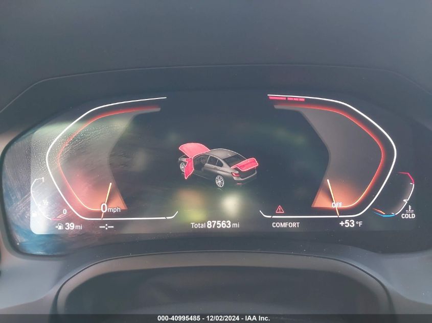 2019 BMW 330I VIN: WBA5R1C51KAK0959 Lot: 40995485