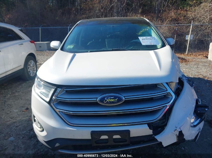 VIN 2FMTK4J87FBC24551 2015 Ford Edge, Sel no.12