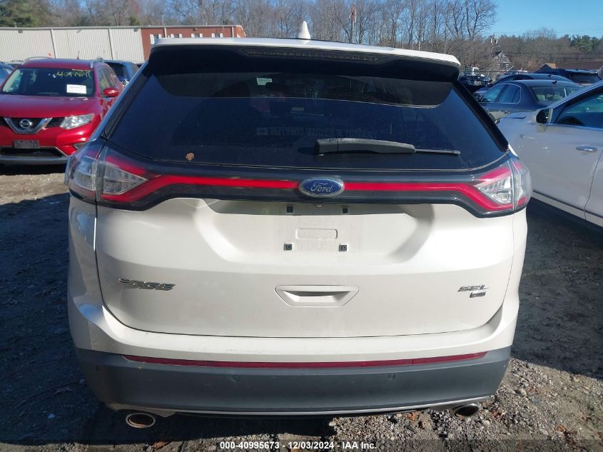 VIN 2FMTK4J87FBC24551 2015 Ford Edge, Sel no.16