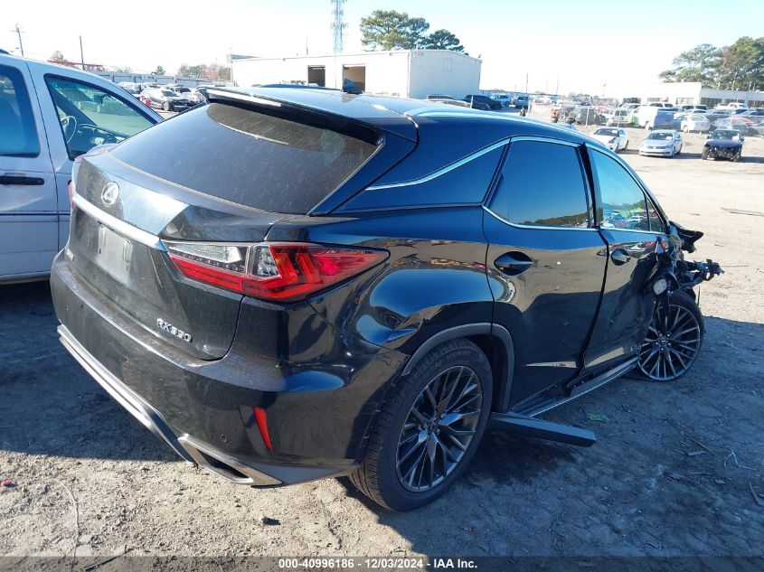 VIN 2T2BZMCA4GC045867 2016 Lexus RX, 350 F Sport no.4