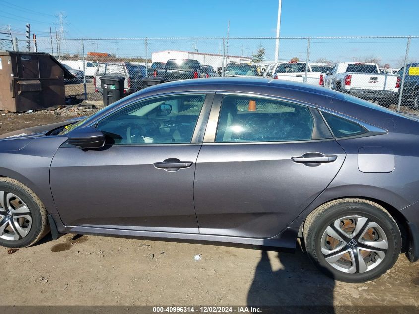 2018 Honda Civic Lx VIN: 19XFC2F52JE012806 Lot: 40996314