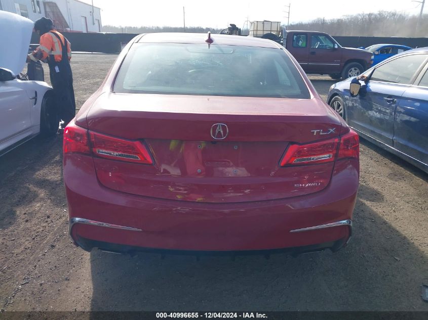 2018 Acura Tlx Tech Pkg VIN: 19UUB3F50JA002683 Lot: 40996655