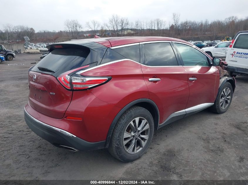 VIN 5N1AZ2MH7FN234939 2015 Nissan Murano, S no.4