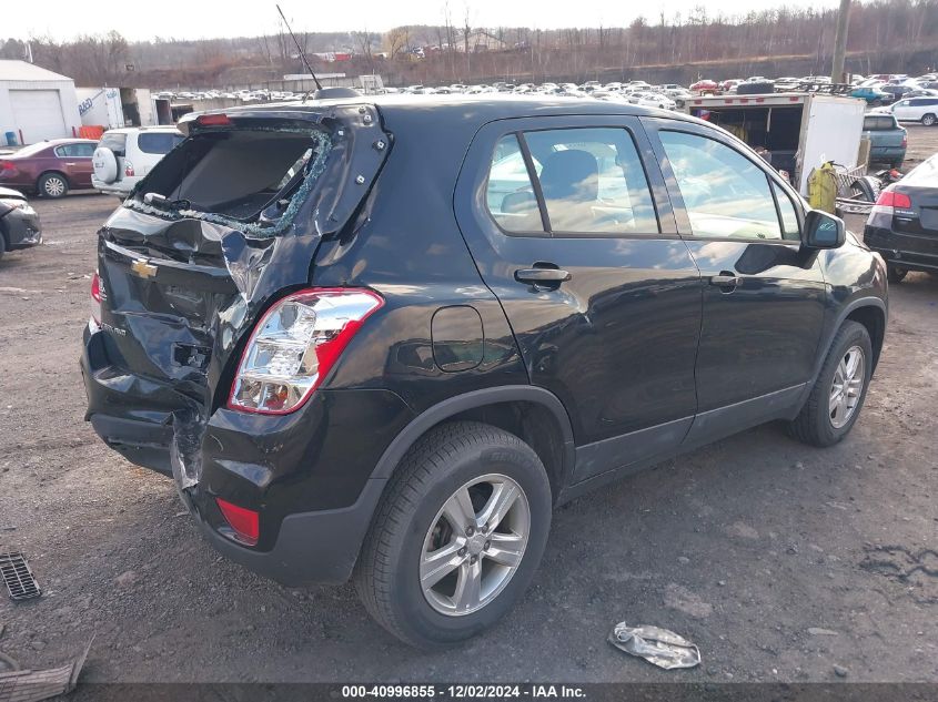 VIN 3GNCJNSB6JL307013 2018 Chevrolet Trax, LS no.4