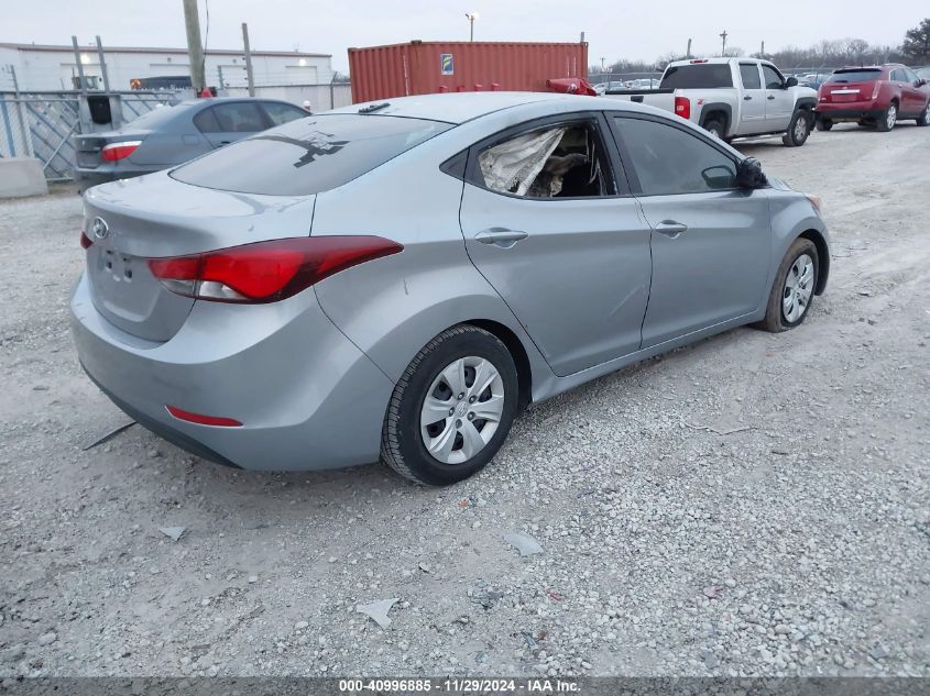 VIN 5NPDH4AE3GH703732 2016 Hyundai Elantra, SE no.4