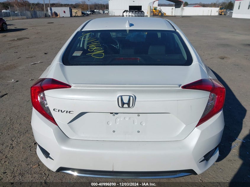 VIN 19XFC1F36ME206932 2021 HONDA CIVIC EX