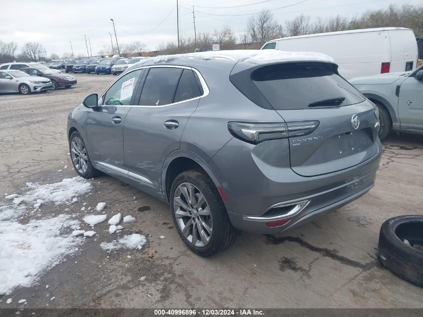 VIN LRBFZSR43ND083214 2022 Buick Envision, Awd Avenir no.3