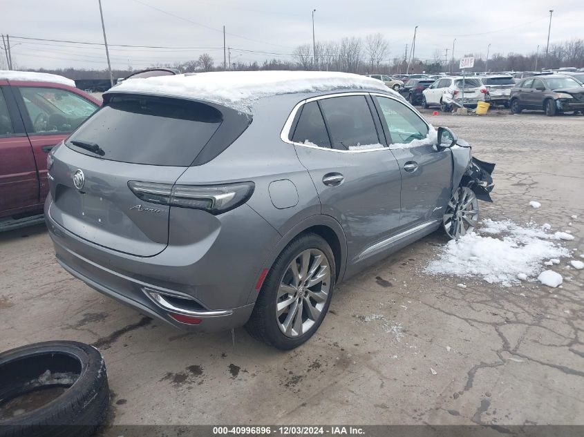 VIN LRBFZSR43ND083214 2022 Buick Envision, Awd Avenir no.4