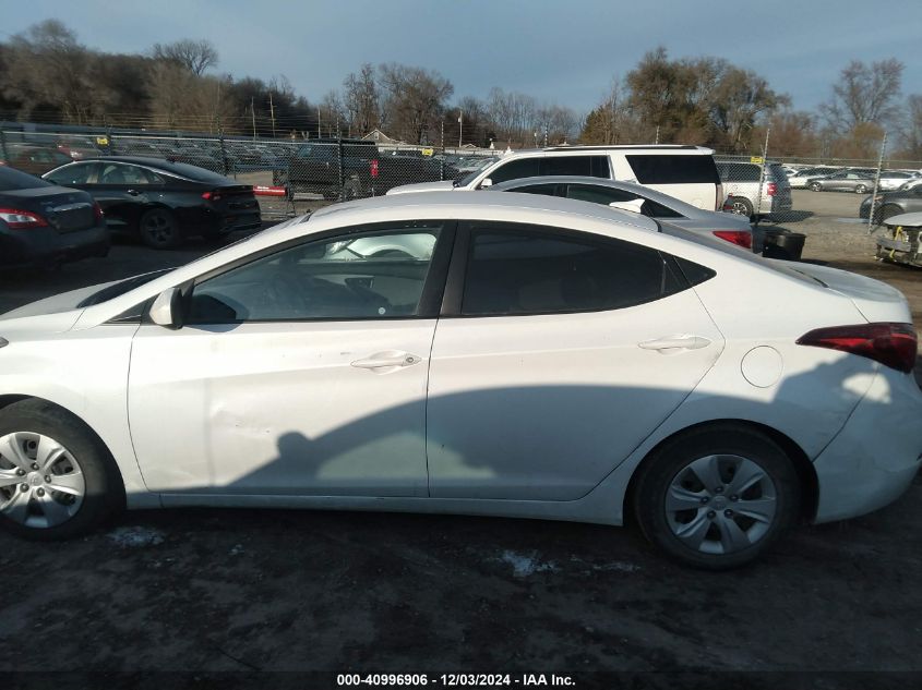 VIN 5NPDH4AE6GH787979 2016 HYUNDAI ELANTRA no.14