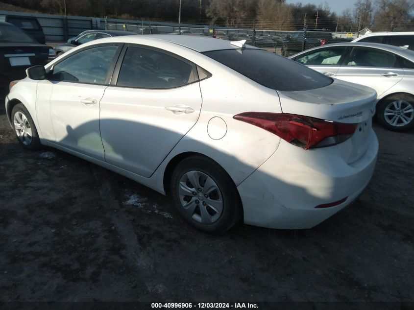 VIN 5NPDH4AE6GH787979 2016 HYUNDAI ELANTRA no.3