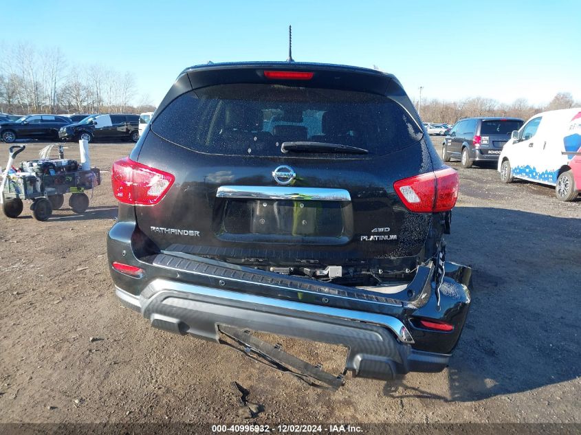 2018 Nissan Pathfinder S/Sv/Sl/Platinum VIN: 5N1DR2MM4JC607434 Lot: 40996932