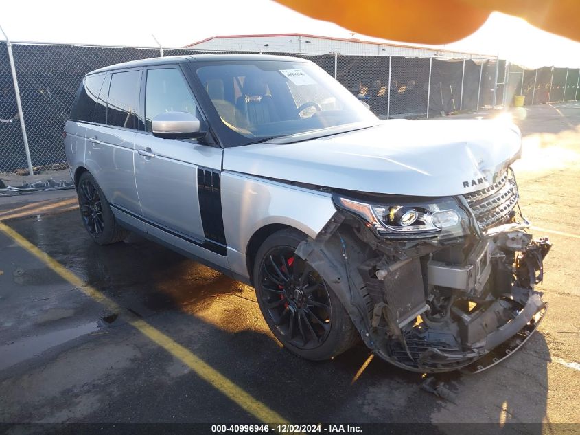 VIN SALGS2PF2GA308735 2016 Land Rover Range Rover,... no.1