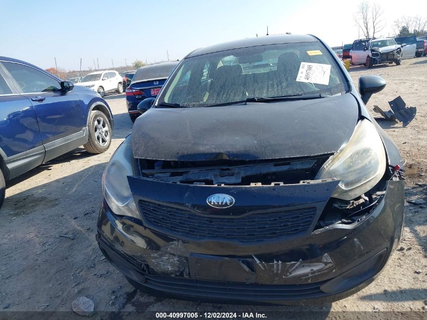 2014 Kia Rio Lx VIN: KNADM4A30E6371683 Lot: 40997005