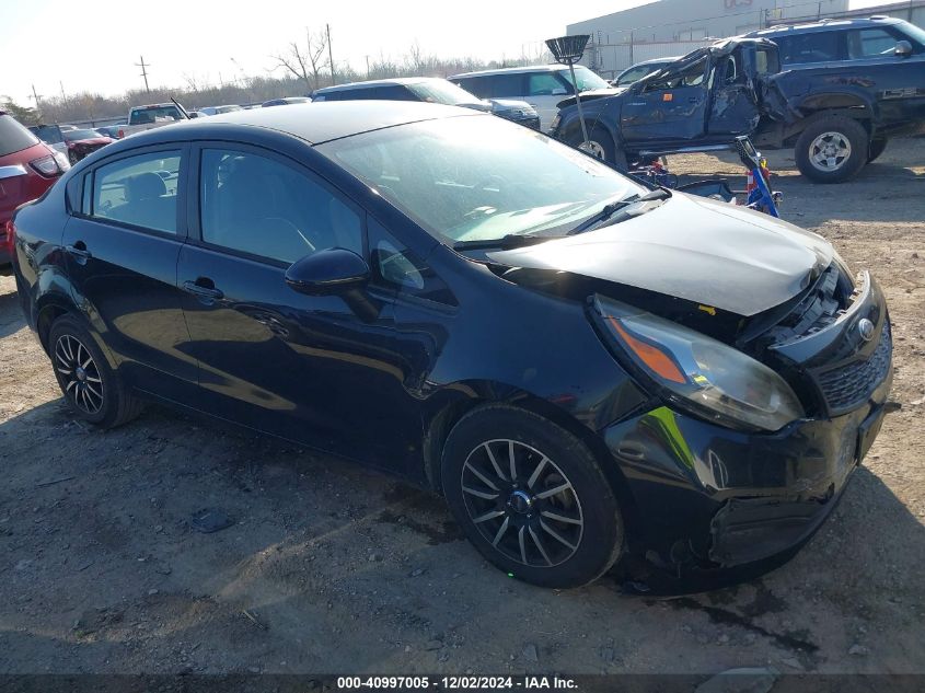 VIN KNADM4A30E6371683 2014 KIA Rio, LX no.1