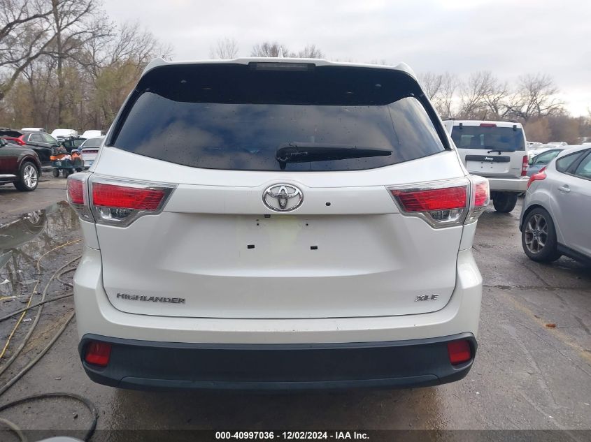 VIN 5TDKKRFH3FS109773 2015 Toyota Highlander, Xle V6 no.17