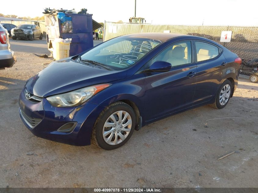 VIN 5NPDH4AE7DH196877 2013 Hyundai Elantra, Gls no.2