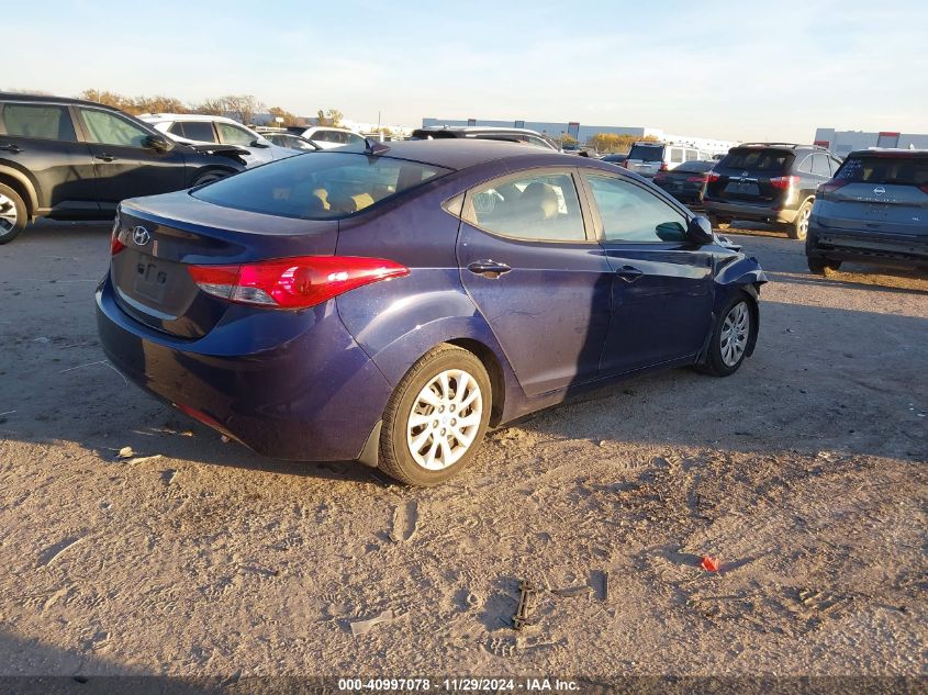 VIN 5NPDH4AE7DH196877 2013 Hyundai Elantra, Gls no.4