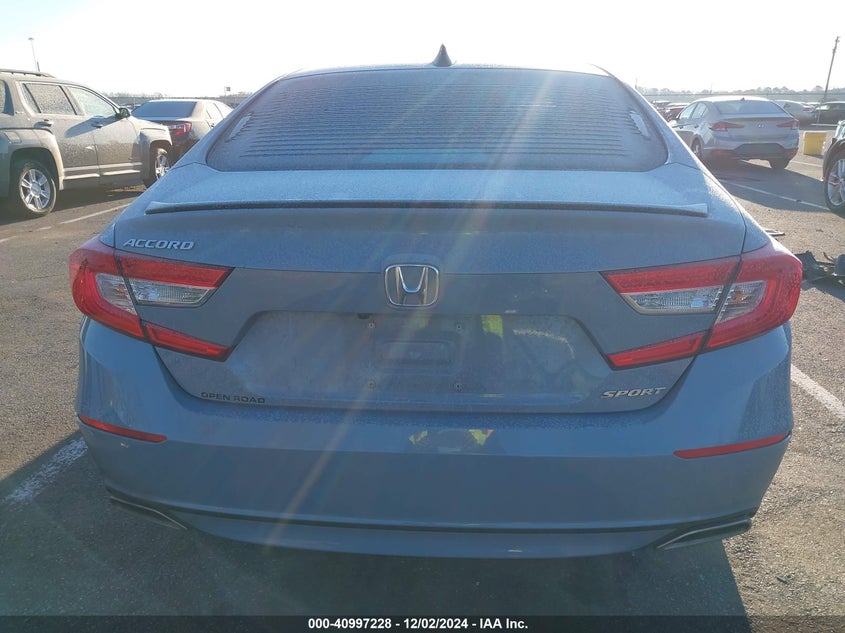 VIN 1HGCV1F38MA068506 2021 HONDA ACCORD SPORT
