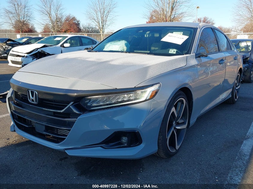 VIN 1HGCV1F38MA068506 2021 HONDA ACCORD SPORT