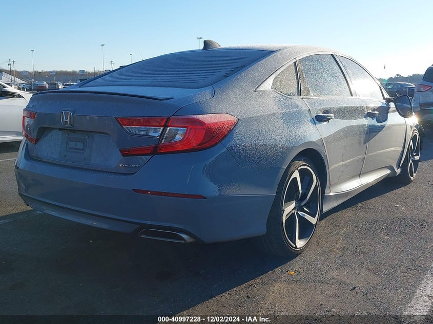 VIN 1HGCV1F38MA068506 2021 HONDA ACCORD SPORT