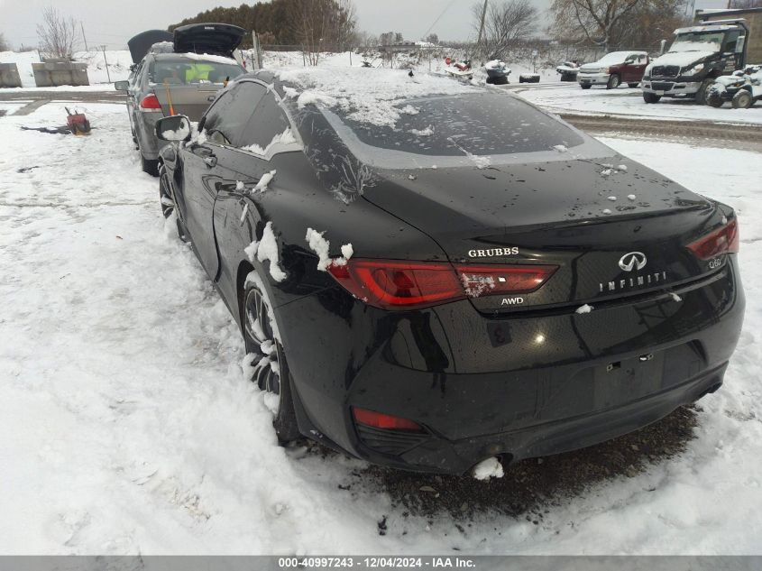 VIN JN1CV7EL2HM320616 2017 Infiniti Q60, 2.0T Premium no.3