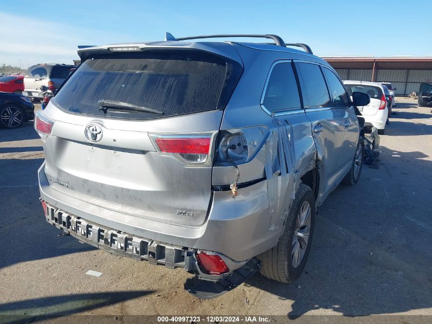 VIN 5TDKKRFH5ES018924 2014 Toyota Highlander, Xle V6 no.4