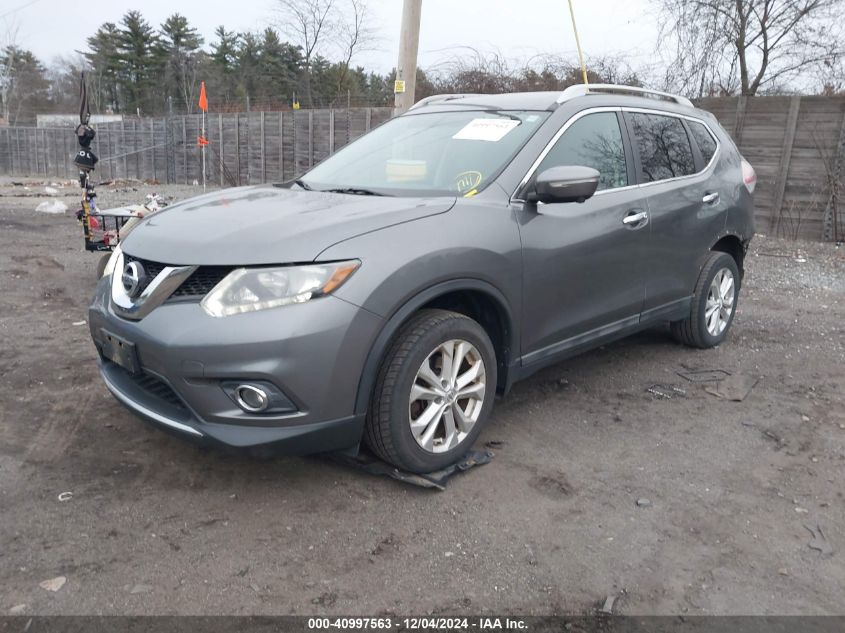 VIN 5N1AT2MV7FC817112 2015 Nissan Rogue, SV no.2