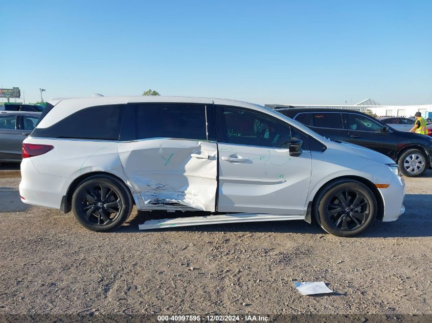 VIN 5FNRL6H7XPB040827 2023 Honda Odyssey, Sport no.13