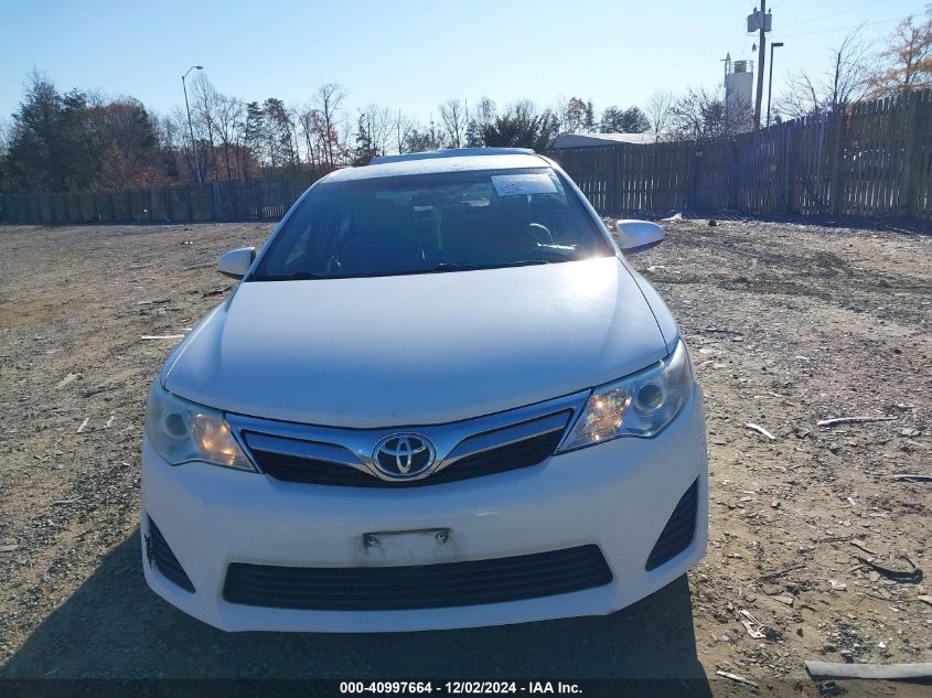 2012 Toyota Camry Le VIN: 4T4BF1FK0CR228388 Lot: 40997664