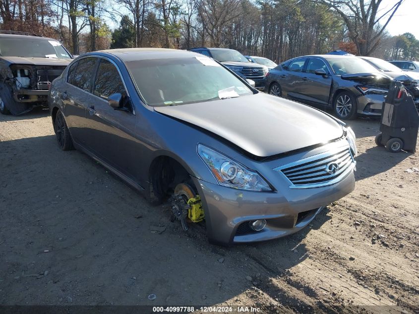 VIN JN1CV6AR7DM750558 2013 Infiniti G37X no.1