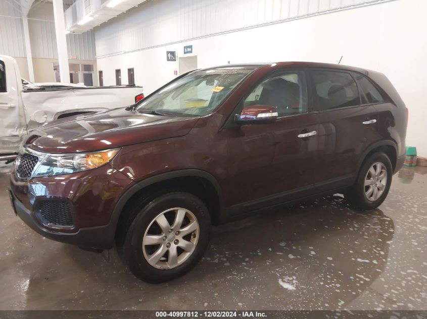 2013 Kia Sorento Lx VIN: 5XYKT3A18DG372095 Lot: 40997812