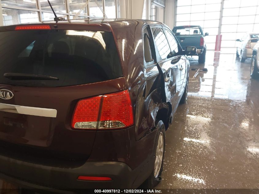 2013 Kia Sorento Lx VIN: 5XYKT3A18DG372095 Lot: 40997812