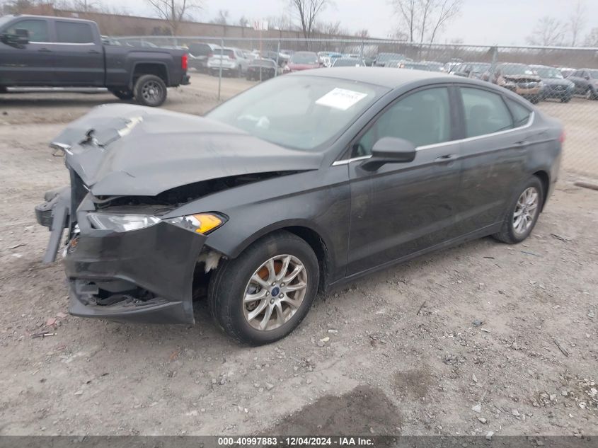 VIN 3FA6P0G72HR394367 2017 FORD FUSION no.2