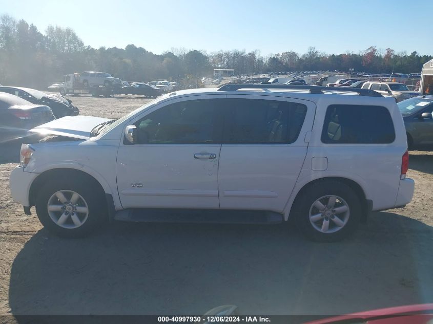 2008 Nissan Armada Se VIN: 5N1BA08D48N618123 Lot: 40997930