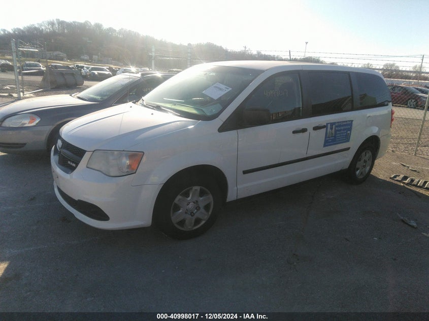 Vin: 2c4jrgag3dr672032, lot: 41487911, ram cargo tradesman 20132