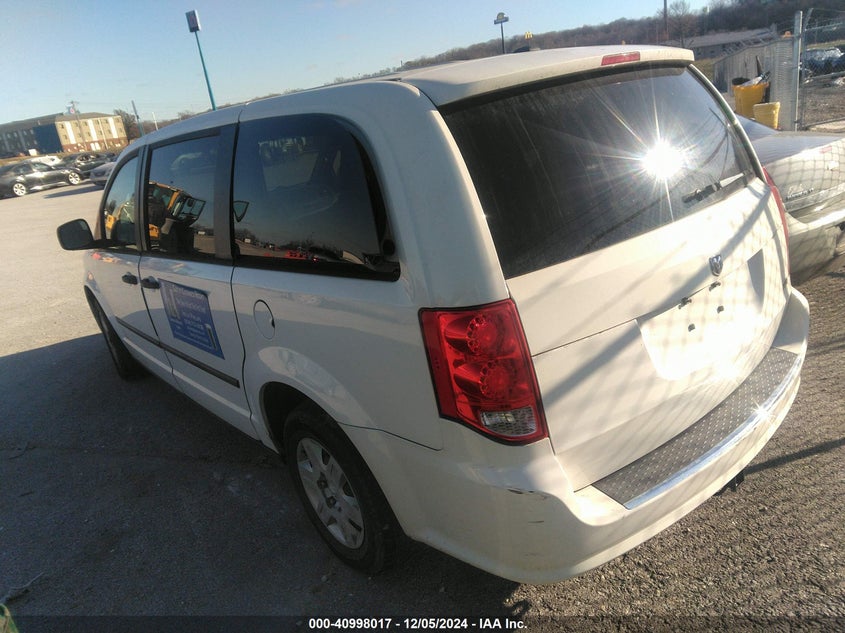 Vin: 2c4jrgag3dr672032, lot: 41487911, ram cargo tradesman 20133