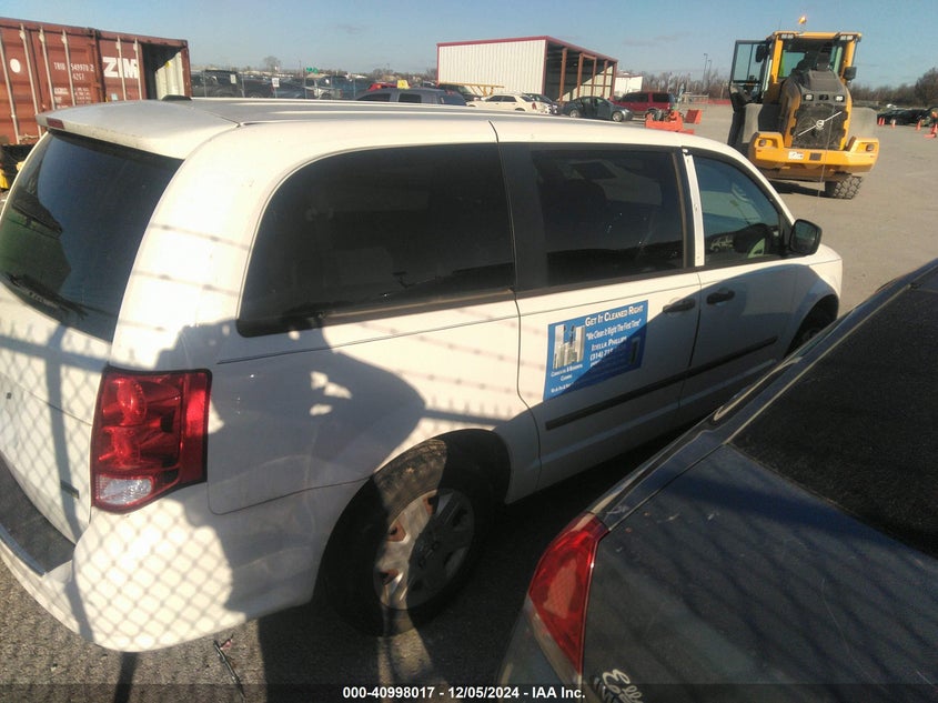 Vin: 2c4jrgag3dr672032, lot: 41487911, ram cargo tradesman 20134