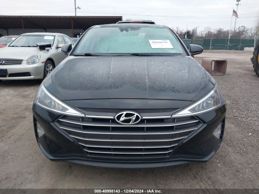 2019 Hyundai Elantra Sel VIN: KMHD84LF1KU874706 Lot: 40998143