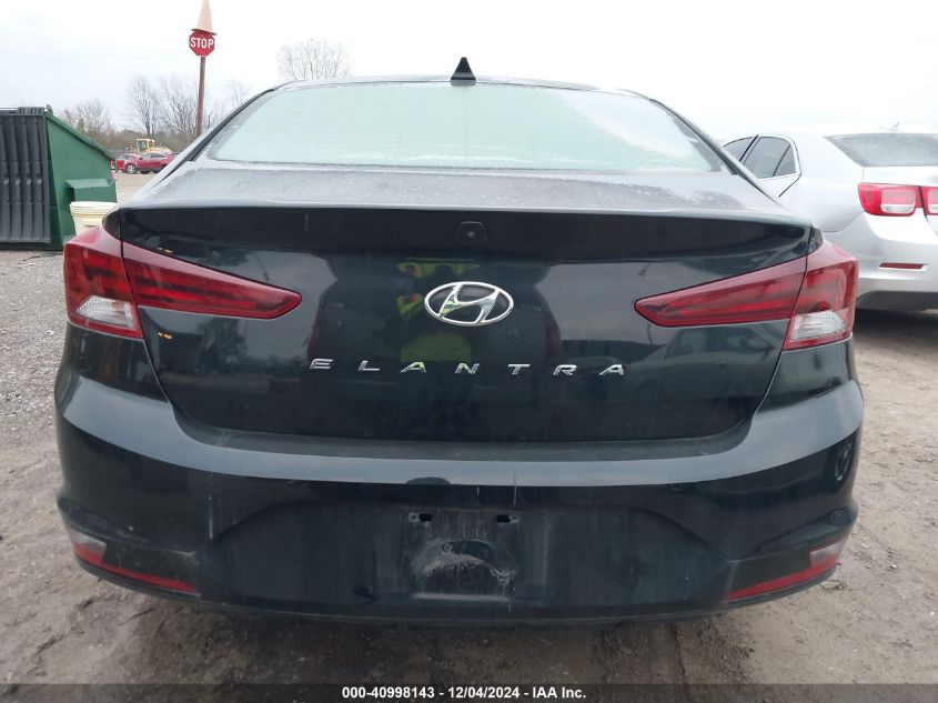 2019 Hyundai Elantra Sel VIN: KMHD84LF1KU874706 Lot: 40998143