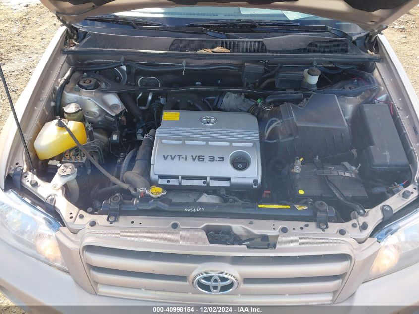 2006 Toyota Highlander Limited V6 VIN: JTEEP21A060161697 Lot: 40998154