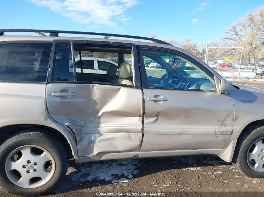 2006 Toyota Highlander Limited V6 VIN: JTEEP21A060161697 Lot: 40998154