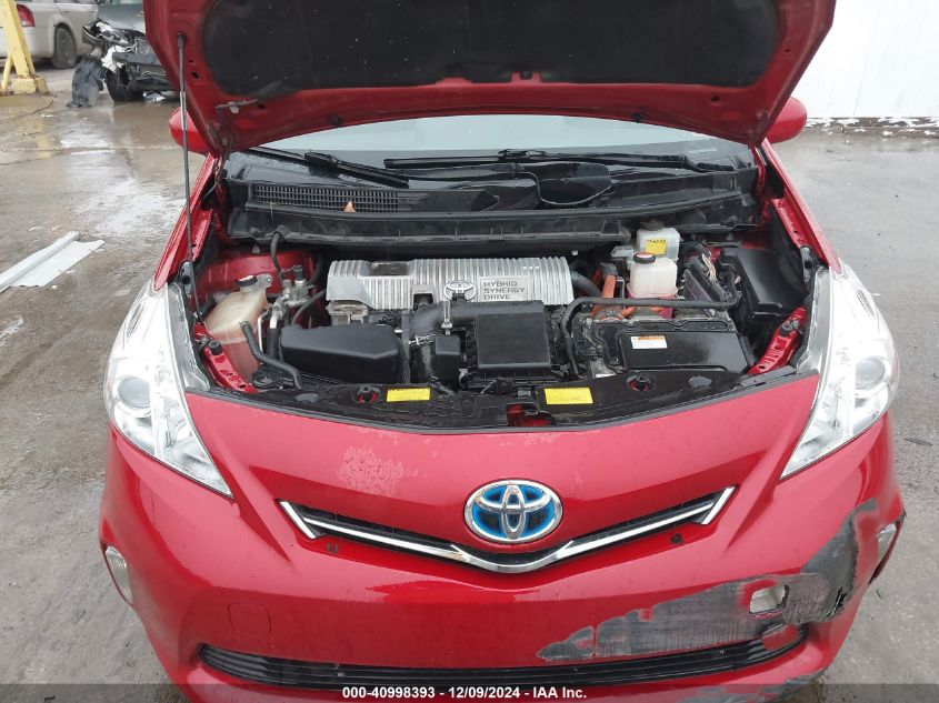 VIN JTDZN3EU6EJ010670 2014 Toyota Prius, V Three no.10