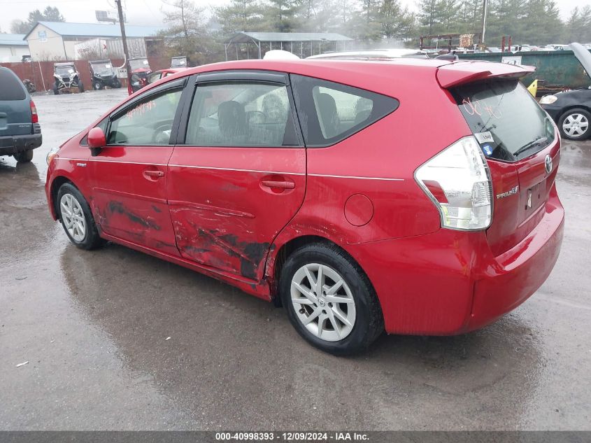 VIN JTDZN3EU6EJ010670 2014 Toyota Prius, V Three no.3